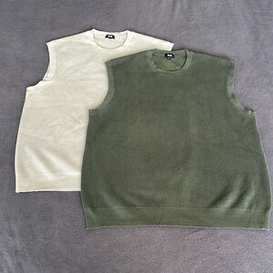 Lot of 2 Uniqlo Cotton Sweater Vests